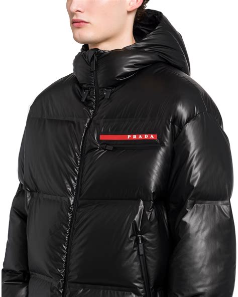 men's prada puffer jacket|prada down jacket men.